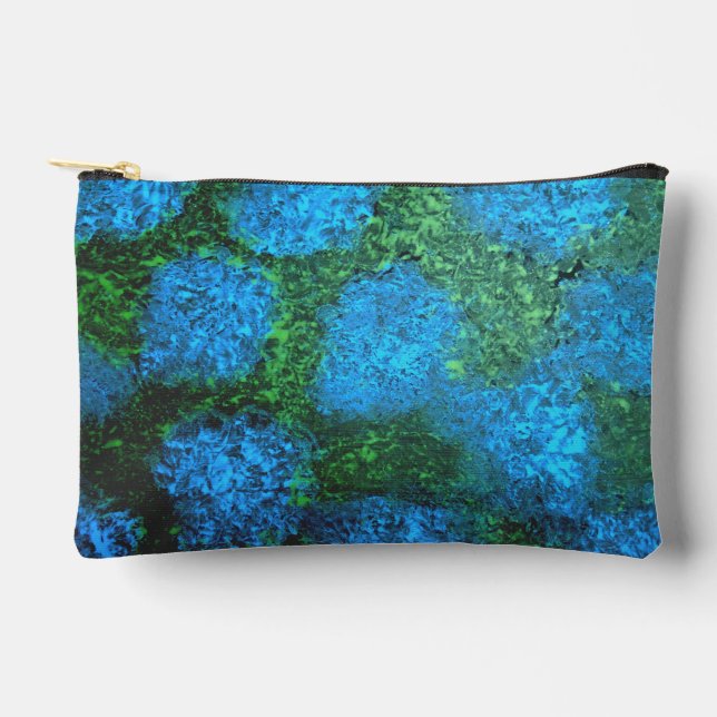 Blue Blossoms Carry-All Pouch (Front)