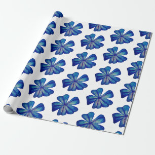 Blue Blossoms   Wrapping Paper