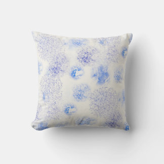 Blue Blots Cushion