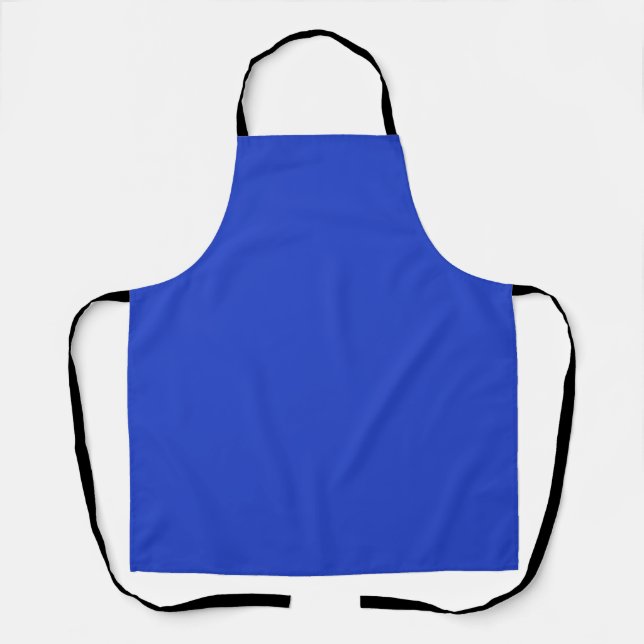 Blue Blue (solid colour)  Apron (Front)