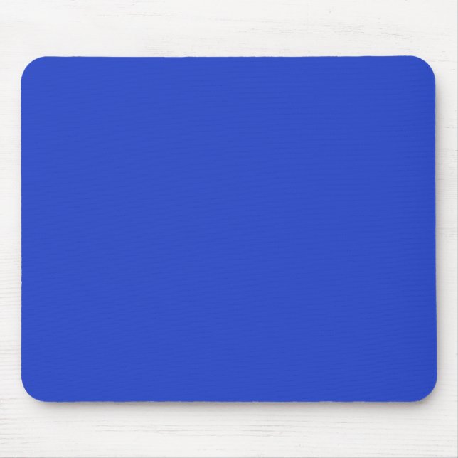 Blue Blue (solid colour)  Mouse Mat (Front)