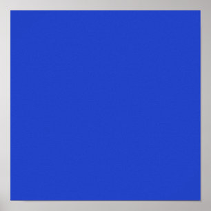 Blue Blue (solid colour)  Poster