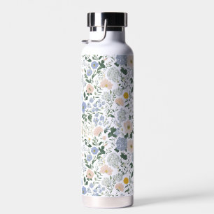 Blue Blush Cottagecore Wildflower Water Bottle