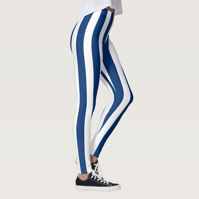 Blue boat linear love leggings (Right)