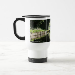 Blue Boat Llangollen Canal Travel Mug