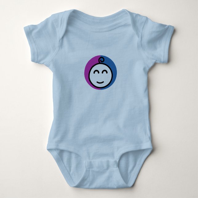Blue Body Baby Bodysuit (Front)