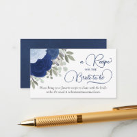 Blue Boho Roses Recipe for the Bride to Be