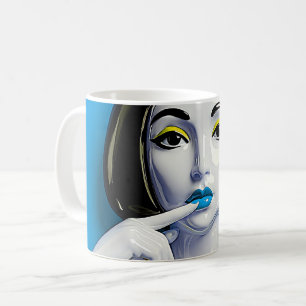 Blue Bold Muse Coffee Mug
