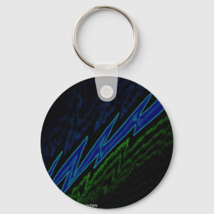 blue bolt key ring