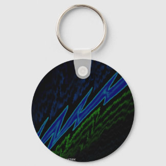 blue bolt key ring