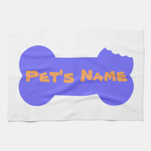 Blue Bone personalised Dog Kitchen Towel