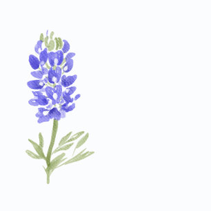 Blue bonnets painting Return Address Mailing Label