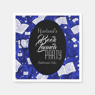 Blue Book Launch Party Napkin