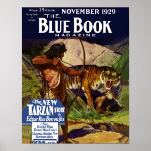 Blue Book November 1929 Poster