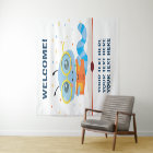 Blue Bookworm Theme Banner