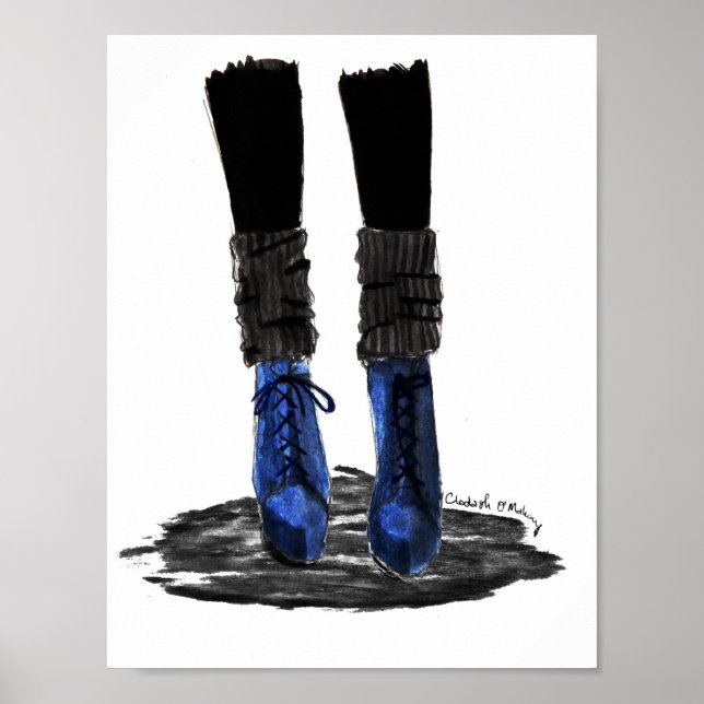 Blue Boots Poster (Front)