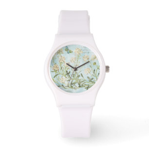 Blue Botanical Watch