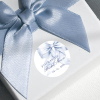 Blue Bow Bridal Shower