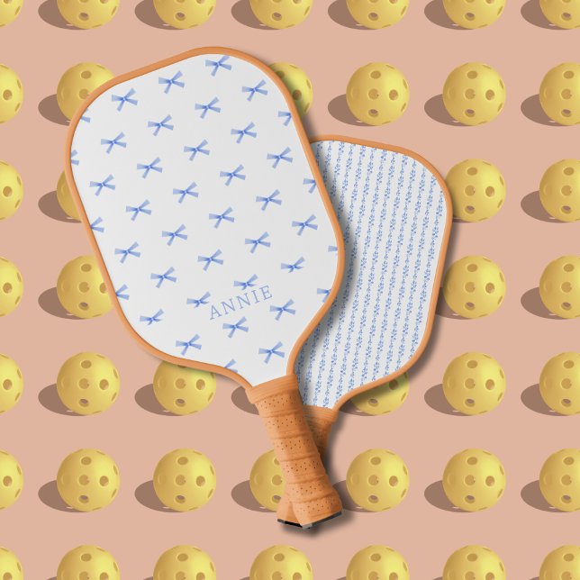 Blue Bow Coquette Pickleball Paddle (Creator Uploaded)
