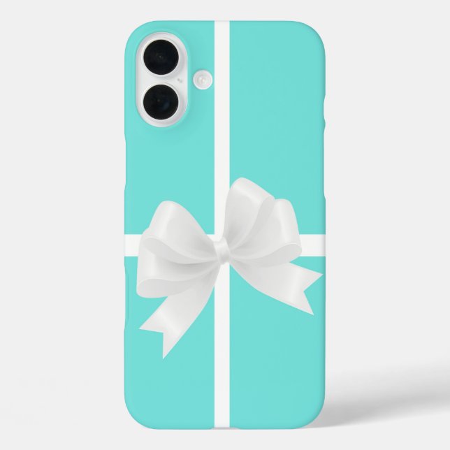 Blue & BOW Glamour Glam PHONE CASE (Back)