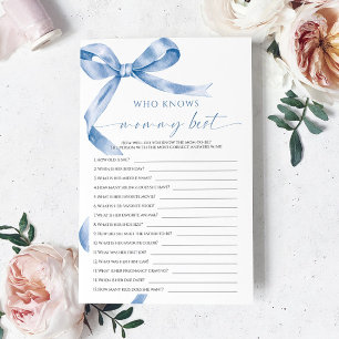 Blue Bow Who Knows Mummy Best Game