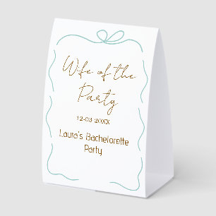 blue bow wife of the party name date spanish borde
