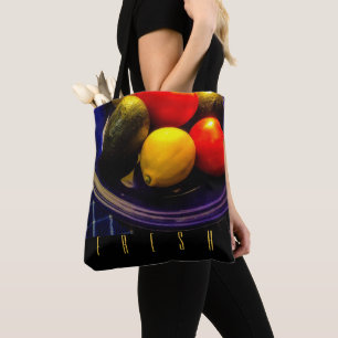 Blue Bowl of Fruit Tote