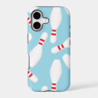 blue bowling pins