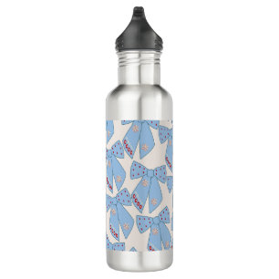 Blue Bows Coquette 710 Ml Water Bottle
