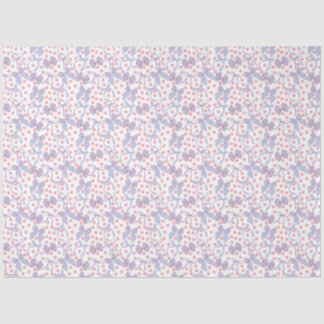 Blue Bows & Pink Dots Tissue Paper