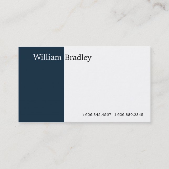 Blue Box II Business Card (Front)