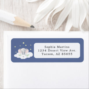 Blue Boy Elephant Little Peanut Baby Shower