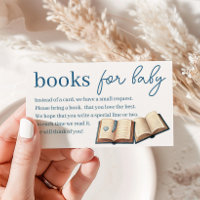 Blue Boy Teddy Bear Books for Baby Shower