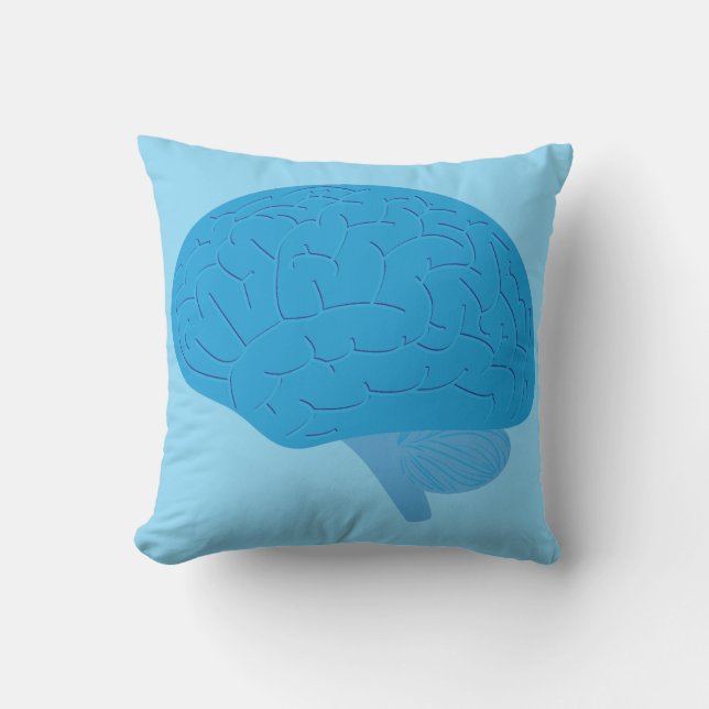 Blue Brain Cushion (Front)