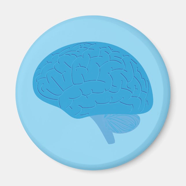 Blue Brain Magnet (Front)