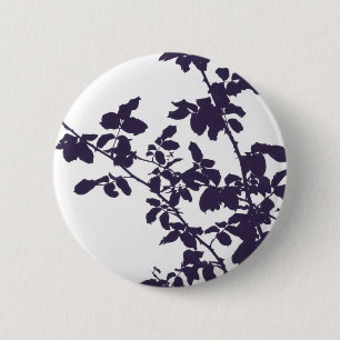 Blue Branches Button