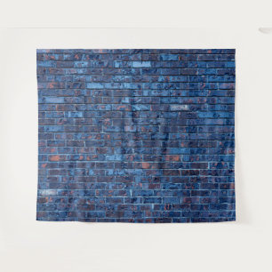 Blue Brick Hip Hop Birthday Party Photo Backdrop Tapestry