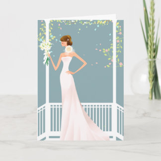 Blue Bridal Shower Invitation