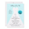 Blue Bridal Shower Invitation -- Wedding Gown