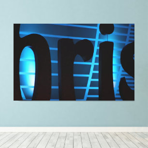Blue Bris - Large Wrapped Canvas Art Print