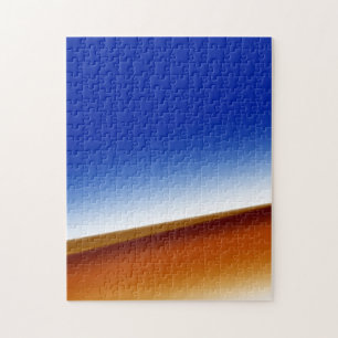 Blue brown white abstract texture art background jigsaw puzzle