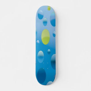 Blue Bubble Drop Skateboard