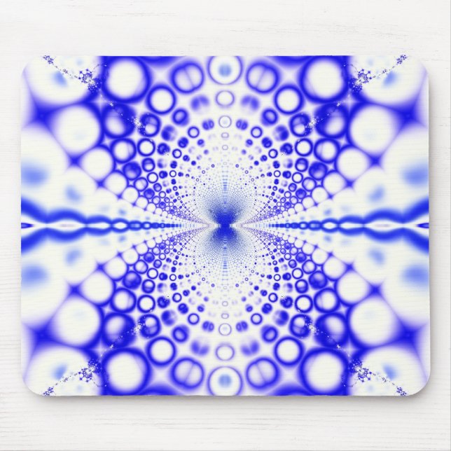 Blue Bubble Mousepad (Front)
