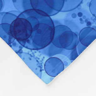 Blue Bubble Pattern Blanket