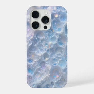 Blue Bubble Texture iPhone 15 Pro Case – Aesthetic