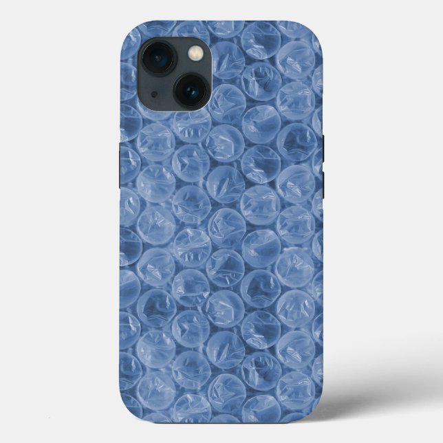 Blue bubble wrap Case-Mate iPhone case (Back)