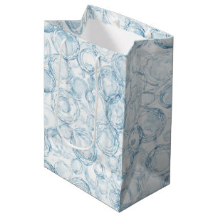 Blue Bubbles Birthday Medium Gift Bag