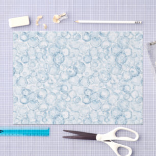 Blue Bubbles Birthday Tissue Paper