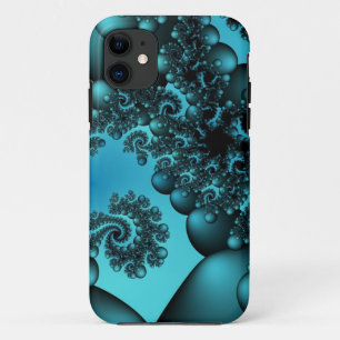 blue bubbles iPhone 11 case