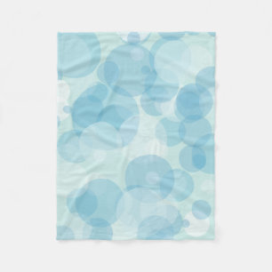 Blue Bubbles Fleece Blanket
